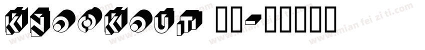 KNOCKOUT 27字体转换